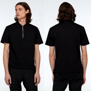 Auth! Givenchy zip logo polo shirt